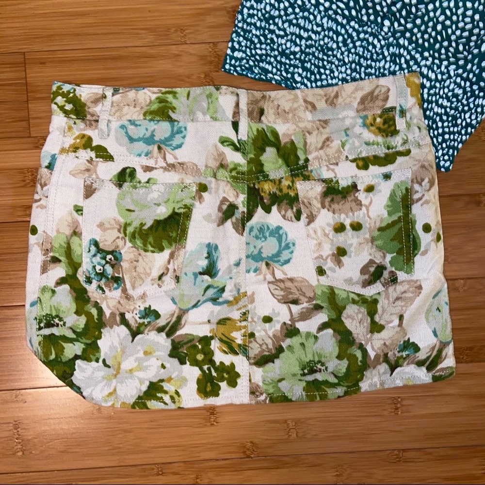 Floral Mini Skirt